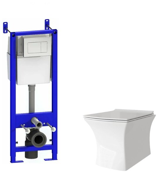 УКЛАД унитаз с инсталляцией 4461S , санфаянс