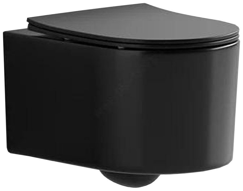 Унитаз Hans AQP-M5504BCHR черный купить,NaN