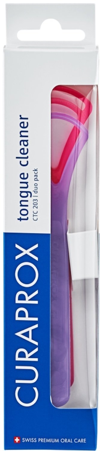 CURAPROX Tongue Cleaner очиститель языка жесткая 2 шт