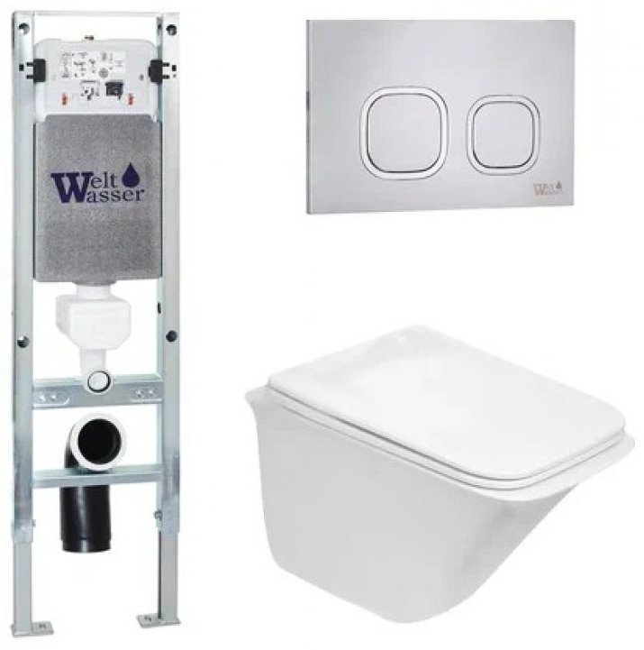WeltWasser унитаз с инсталляцией ROTBACH 004 GL-WT, санфаянс купить,NaN
