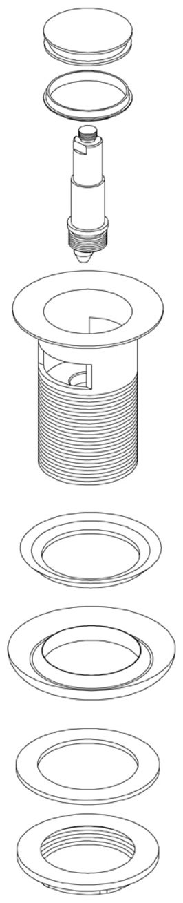 Донный клапан с переливом IDDIS SLIGM00i88 1 1/4