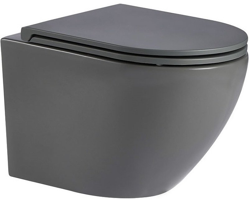 Унитаз WeltWasser Merzbach AM497ST68 с инсталляцией серый