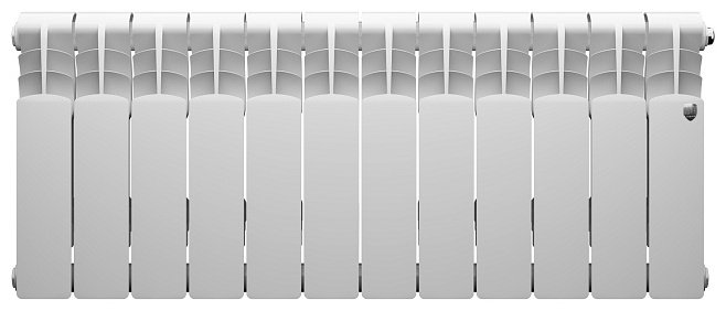 Радиатор Royal Thermo секционный Revolution Bimetall 350 биметаллический, кол-во секций: 12