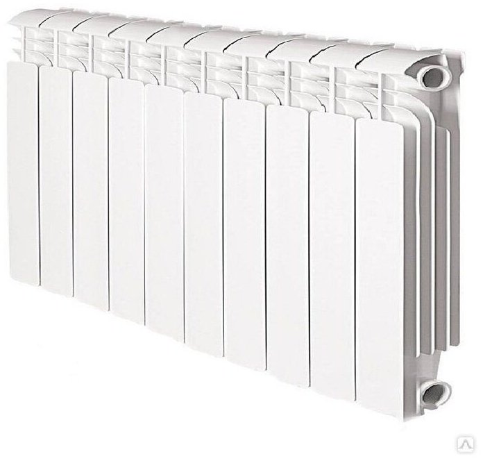 Радиатор Global секционный ISEO 350 алюминиевый, кол-во секций: 10