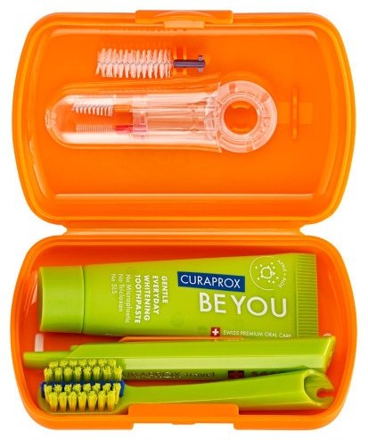 CURAPROX Travel Set Ortho набор по уходу за полостью рта мягкая 1 шт