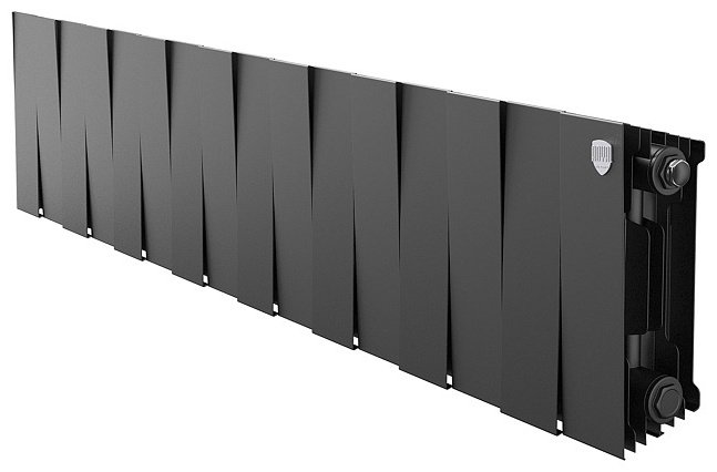 Радиатор Royal Thermo секционный PianoForte 200/Noir Sable биметаллический, кол-во секций: 16