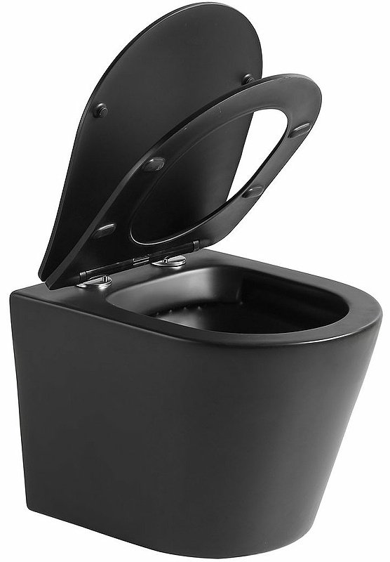 Унитаз Vincea VT1-11SMB черный купить,NaN
