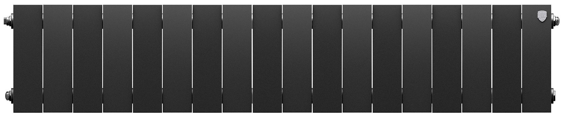 Радиатор Royal Thermo секционный PianoForte 200/Noir Sable биметаллический, кол-во секций: 18