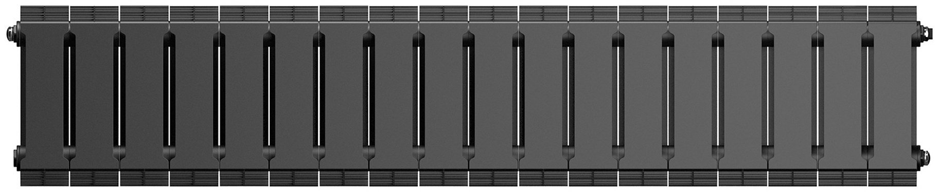 Радиатор Royal Thermo секционный PianoForte 200/Noir Sable биметаллический, кол-во секций: 18 купить,189000