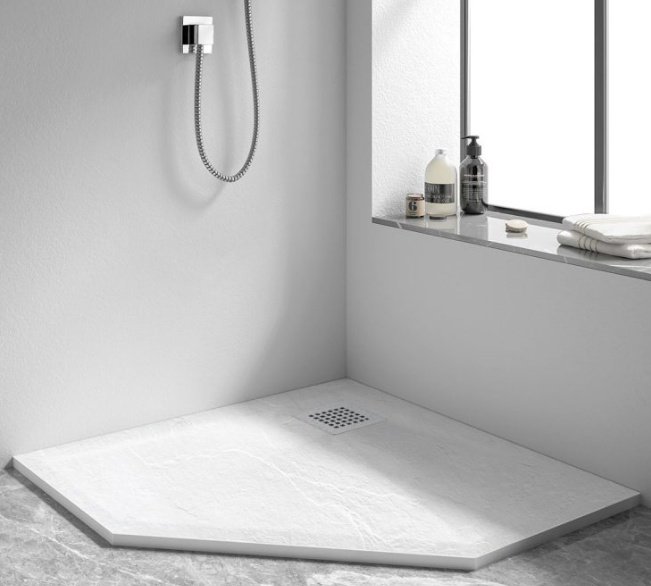 Душевой поддон KABINKA.KZ VST-4SP1010W 100x100 низкий