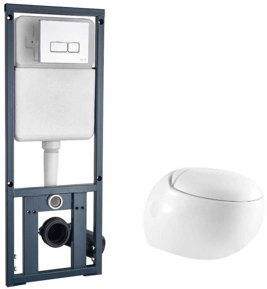 WeltWasser унитаз Jeckenbach 004 GL-WT, санфаянс