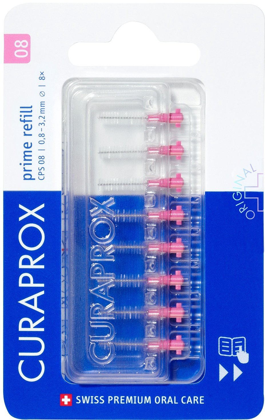 CURAPROX Prime 08 зубной ершик жесткая 8 шт - ForteMarket CURAPROX Prime 08 зубной ершик жесткая 8 шт купить,9224