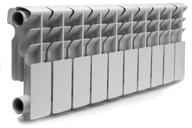 Радиатор Konner секционный 6128648 алюминиевый, кол-во секций: 12