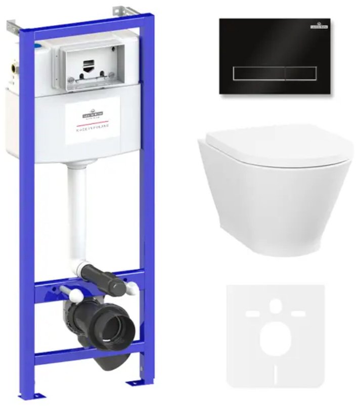 Унитаз Lavinia Boho 87561062 с инсталляцией белый