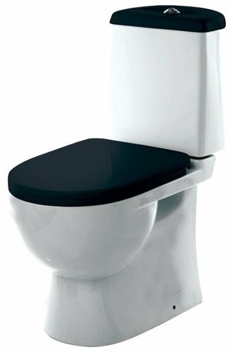 Унитаз Sanita Best SL DM черно-белый