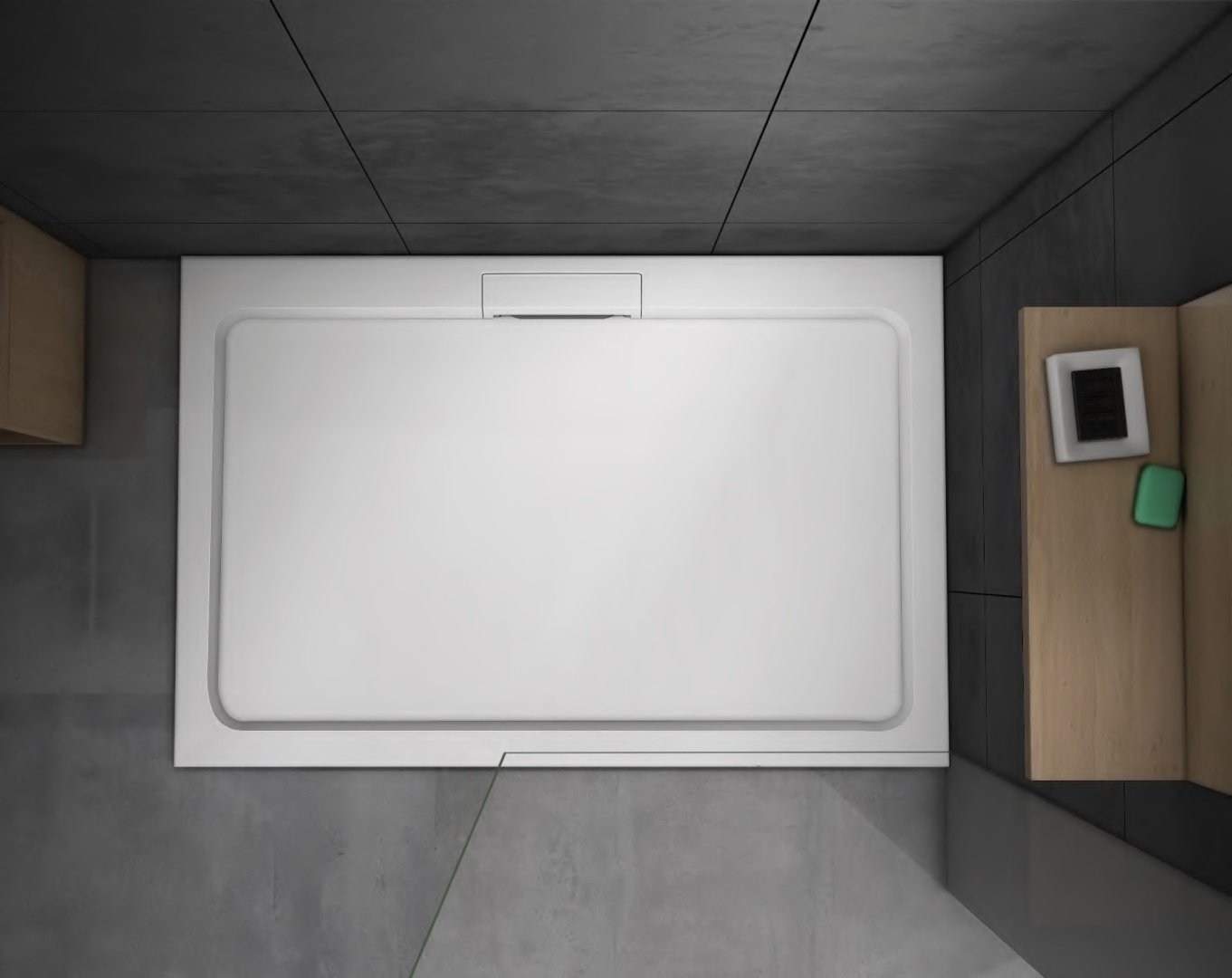 Душевой поддон KABINKA.KZ TRS 12090 120x90 низкий