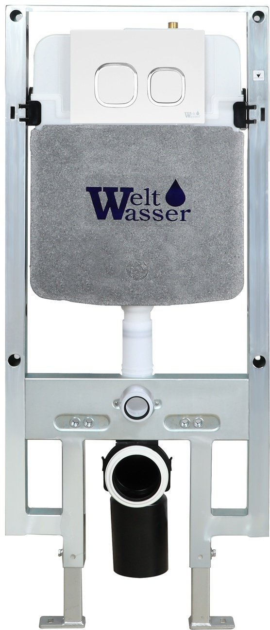 WeltWasser унитаз с инсталляцией GELBACH 041 MT-GR, санфаянс купить,NaN