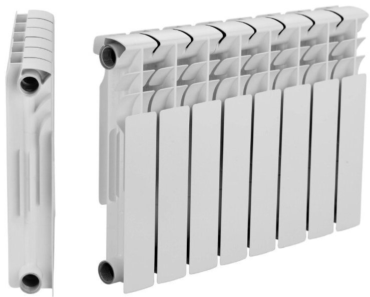 Радиатор МеталлСервис секционный THERMA Q2 350/80 биметаллический, кол-во секций: 8