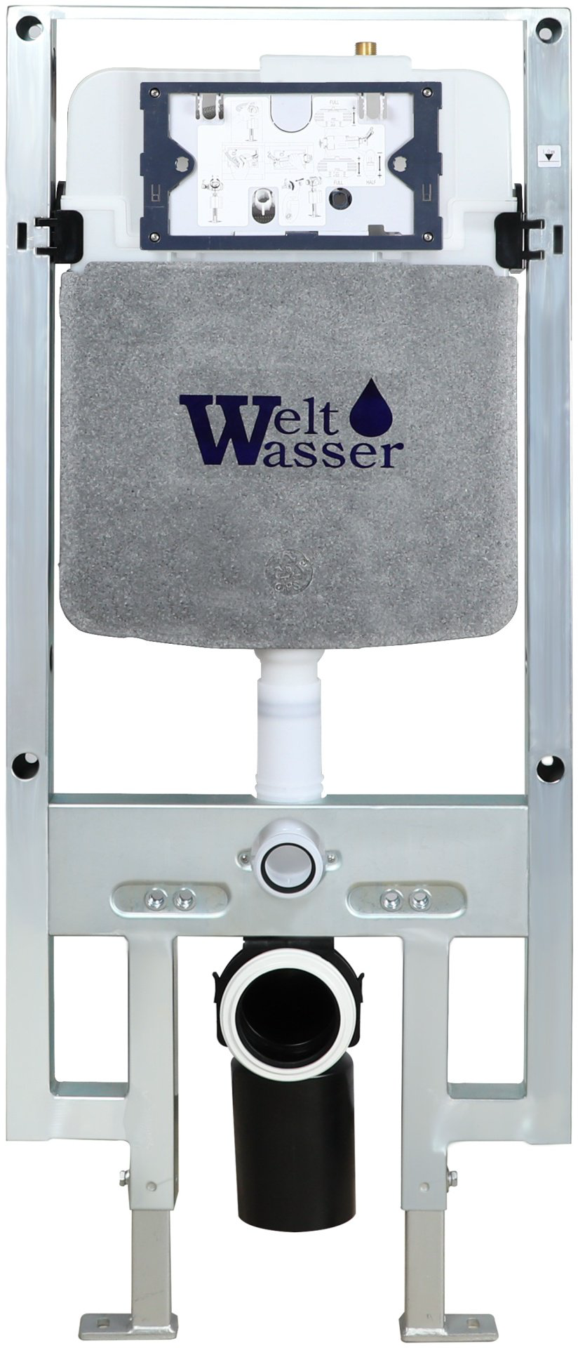 Унитаз WeltWasser Merzbach AM497ST66 с инсталляцией серый купить,335500