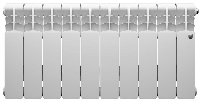 Радиатор Royal Thermo секционный Revolution Bimetall 350 биметаллический, кол-во секций: 10