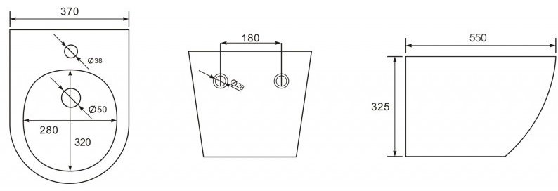 ESBANO биде Garcia, санфаянс