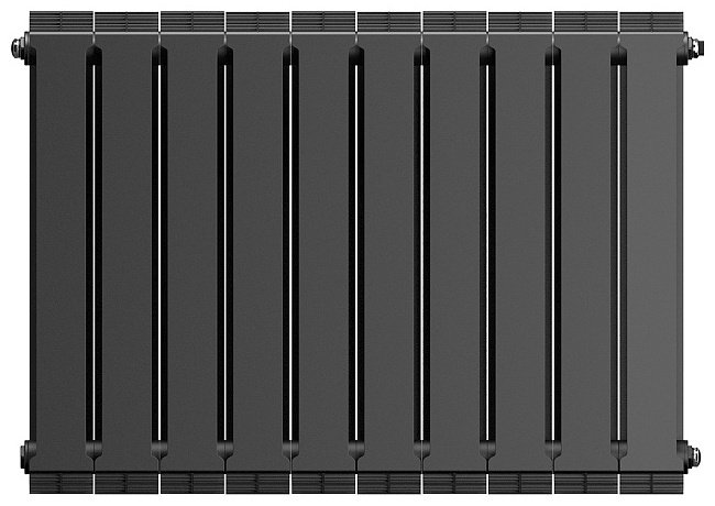 Радиатор Royal Thermo секционный PianoForte 500 new/Noir Sable биметаллический, кол-во секций: 10