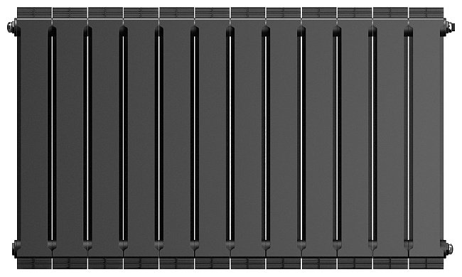 Радиатор Royal Thermo секционный PianoForte 500 new Noir Sable биметаллический, кол-во секций: 12 купить,147600