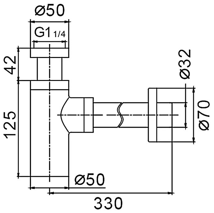 Сифон Frap F82-5 1 1/4 купить,NaN