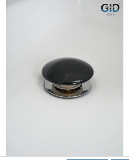 Донный клапан без перелива GID-ceramic Bl100 40 мм