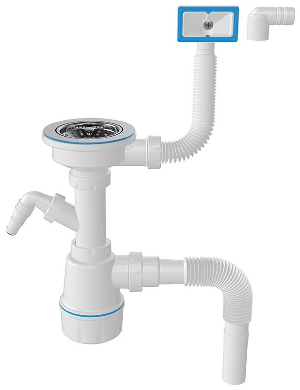 Сифон AQUANOVA 1047 40 мм, 50 мм купить,NaN