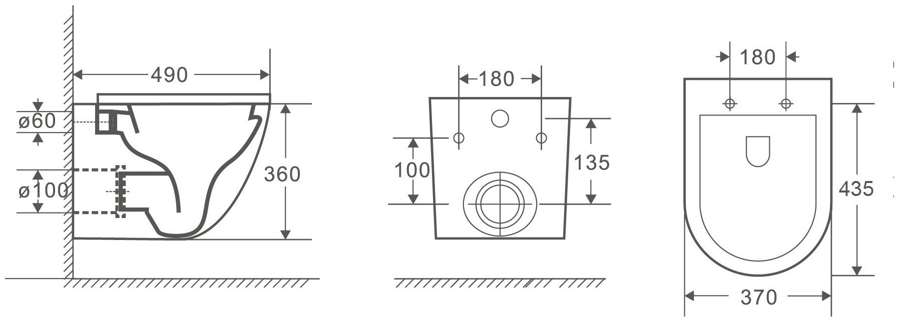 Унитаз WeltWasser Merzbach MERZBACH 043 GL-WT белый
