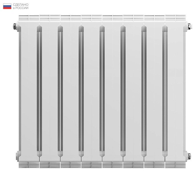 Радиатор Royal Thermo секционный PianoForte 500 HC-1176327 биметаллический, кол-во секций: 8