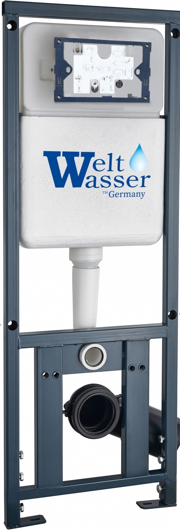 Унитаз WeltWasser Erlenbach 410 с инсталляцией белый