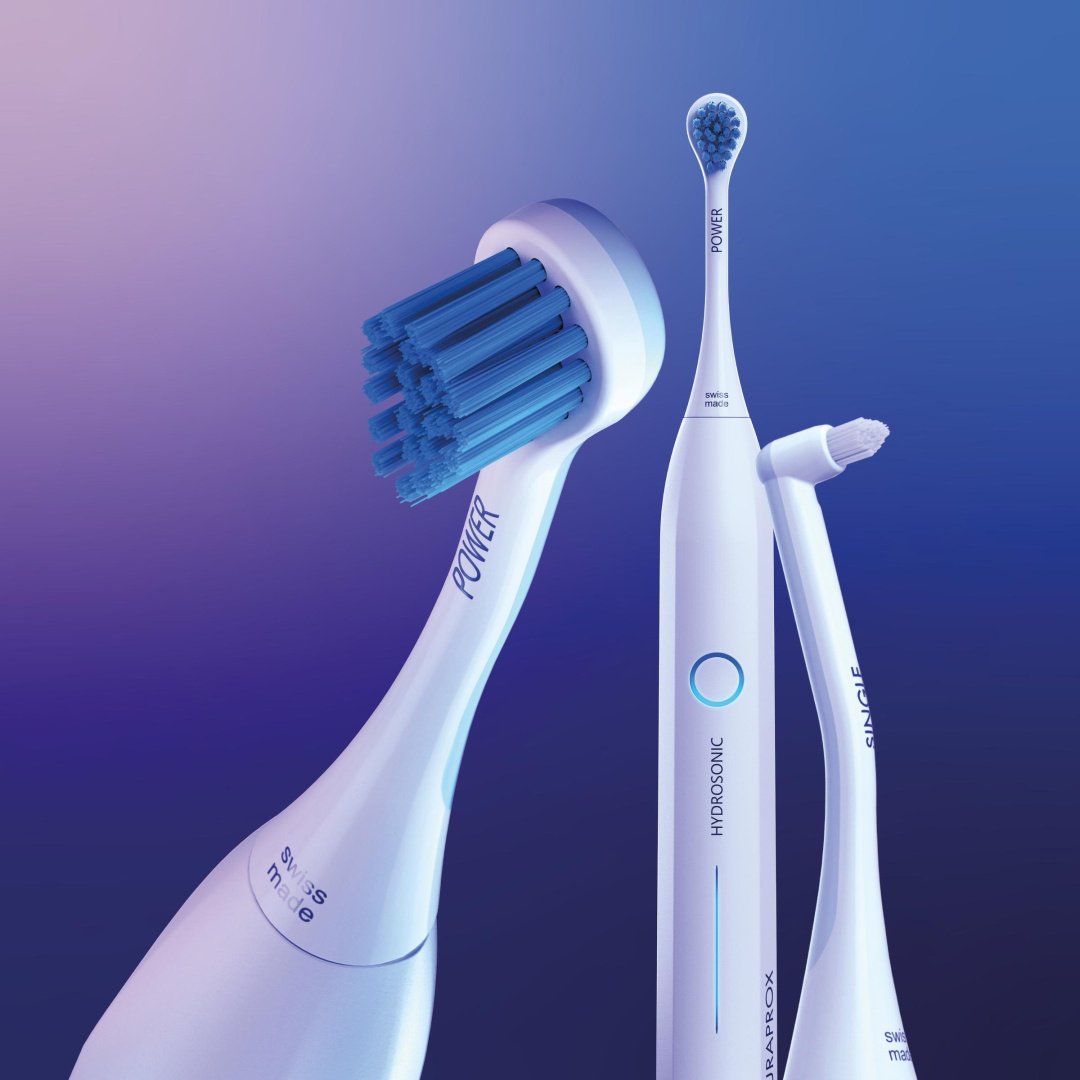 CURAPROX ультразвуковая щетка Hydrosonic PRO щетина средняя белый