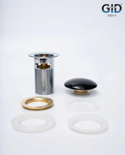 Донный клапан без перелива GID-ceramic 72202К Bl100-1 40 мм