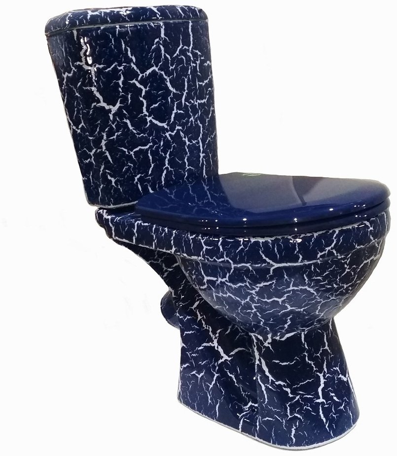 Унитаз Rosa Киров Комфорт синий 