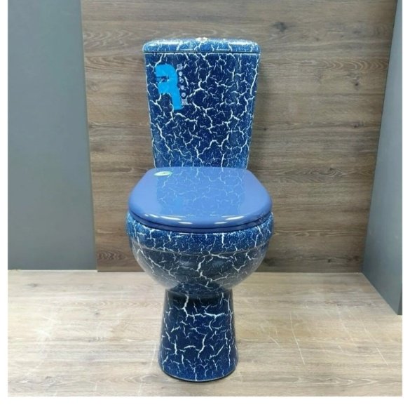 Унитаз Rosa Киров Комфорт синий 