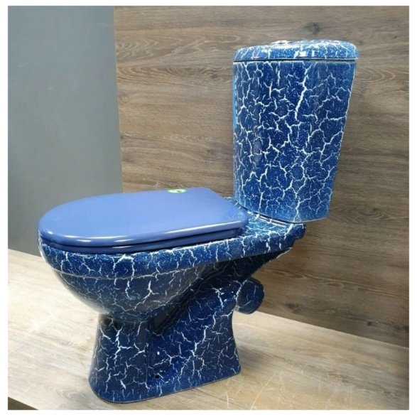 Унитаз Rosa Киров Комфорт синий 