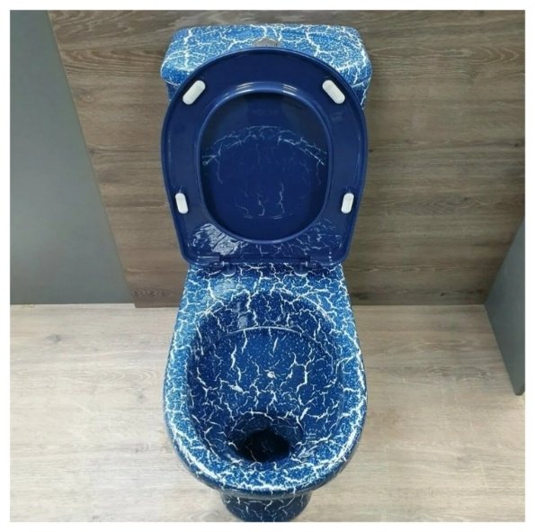 Унитаз Rosa Киров Комфорт синий 