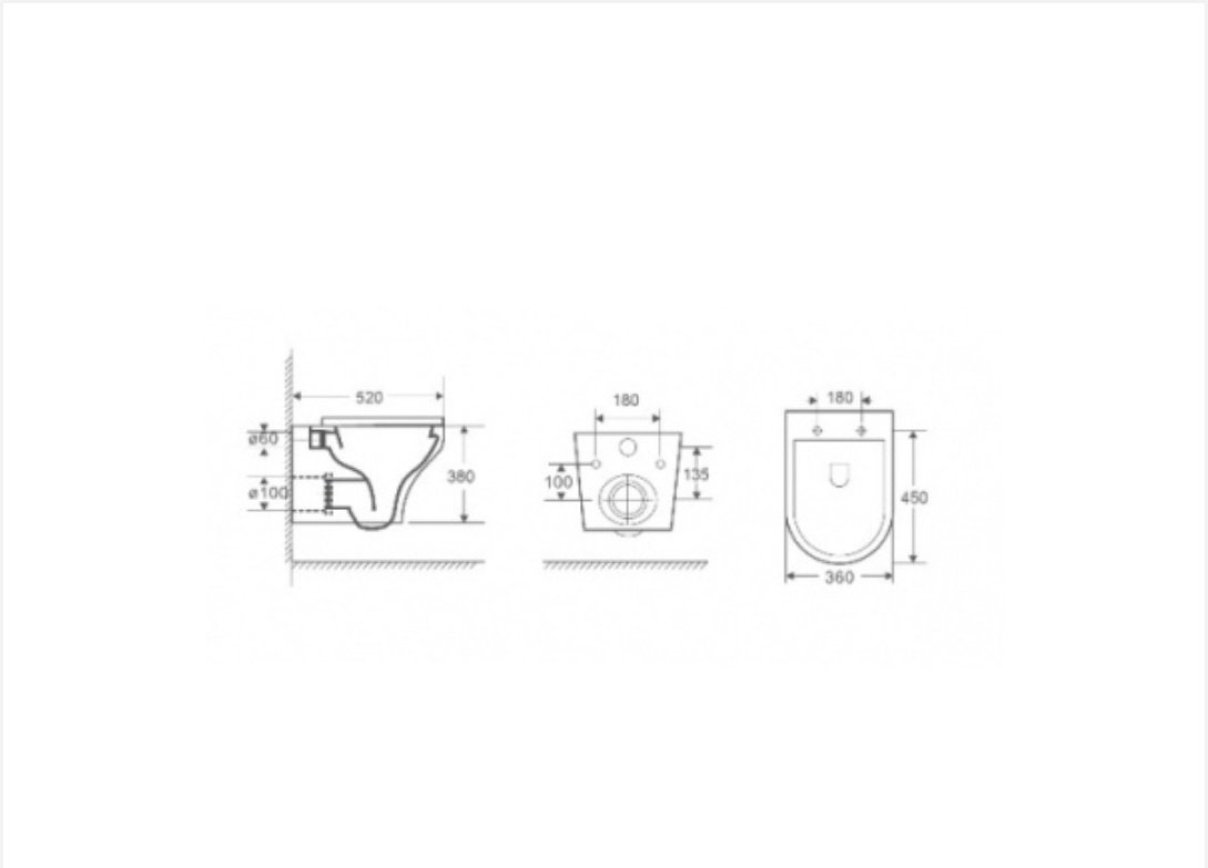 Унитаз WeltWasser Odenbach ODENBACH 004 GL-WT белый