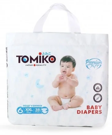 Подгузники Tomiko XXL 38шт