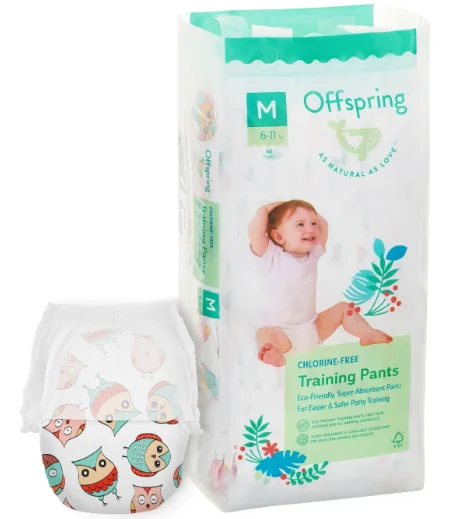 Подгузники-трусики Offspring Совы M 42шт