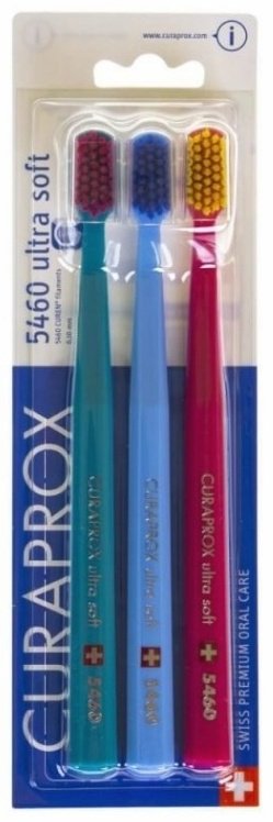 CURAPROX Ultra soft 5460 зубная щетка мягкая 3 шт