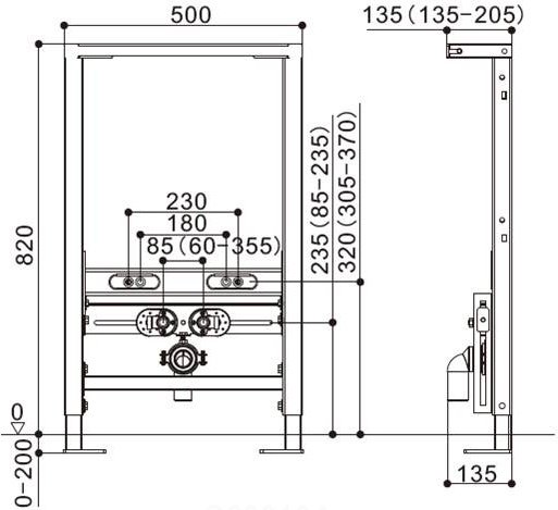 Биде WeltWasser Gelbach черное купить,183700