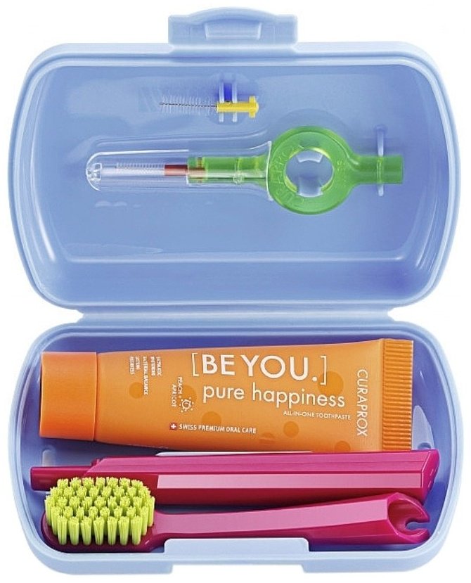 CURAPROX Дорожный набор набор по уходу за полостью рта мягкая 1 шт