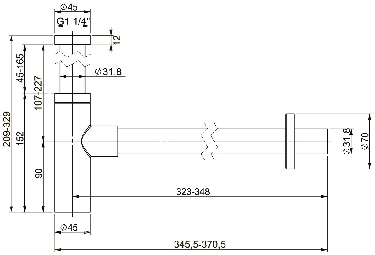 Сифон Wellsee Drainage System 182121000 32 мм купить,70900