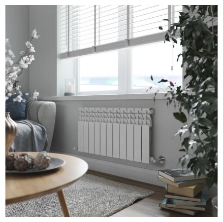 Радиатор Секционный 6130385 биметаллический, кол-во секций: 10