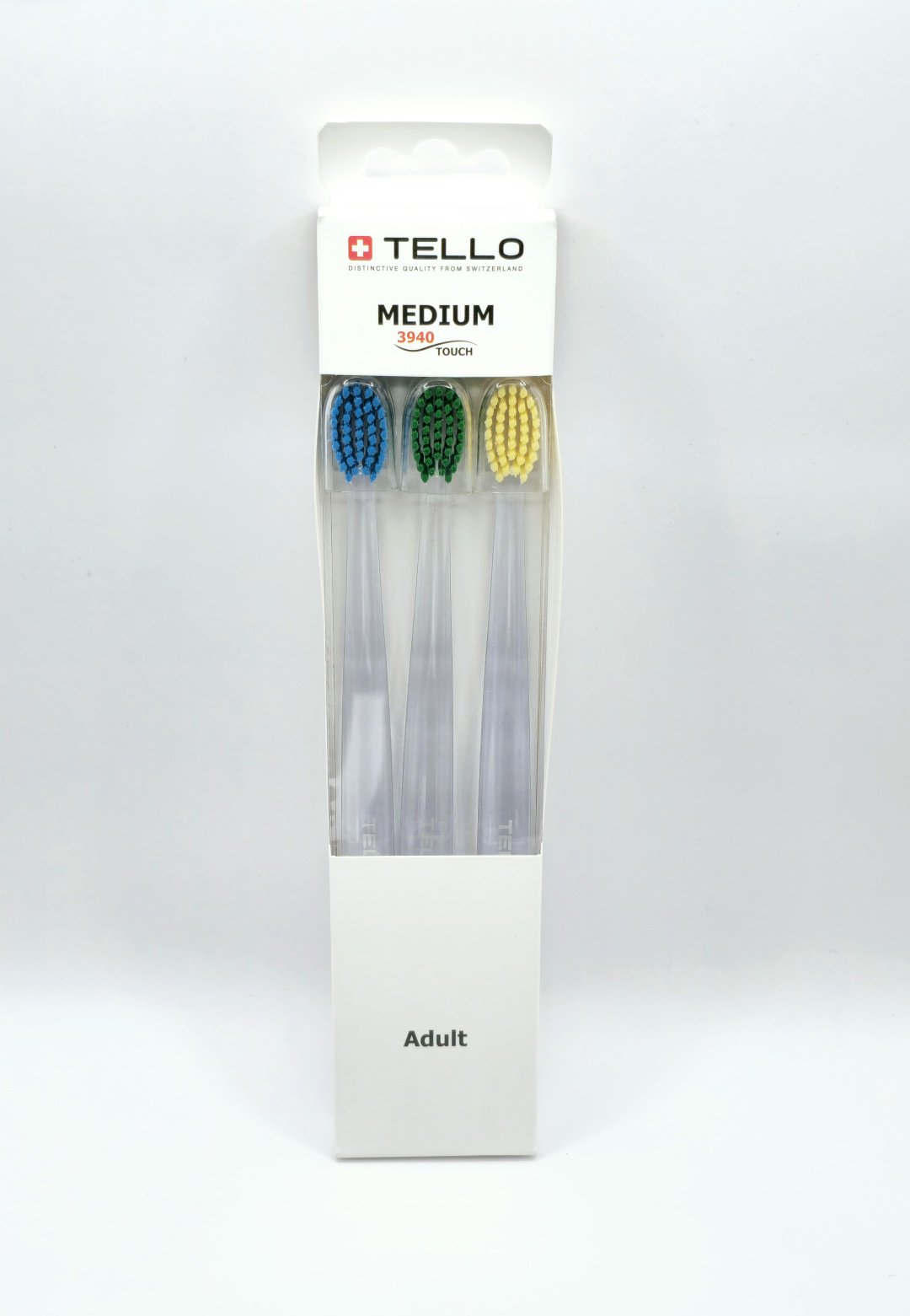 TELLO Tello 3940 medium зубная щетка средняя 3 шт