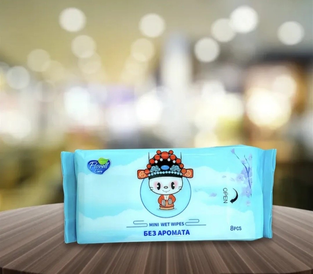 Влажные салфетки Flovell Care Влажные салфетки 8 шт