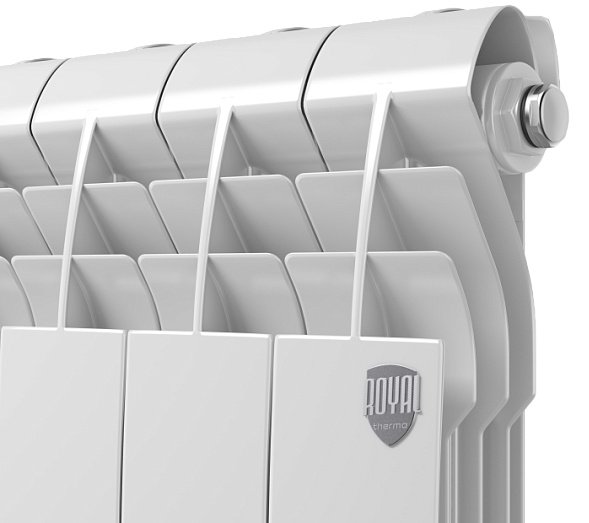 Радиатор Royal Thermo секционный DreamLiner (Biliner Alum) 500 алюминиевый, кол-во секций: 12